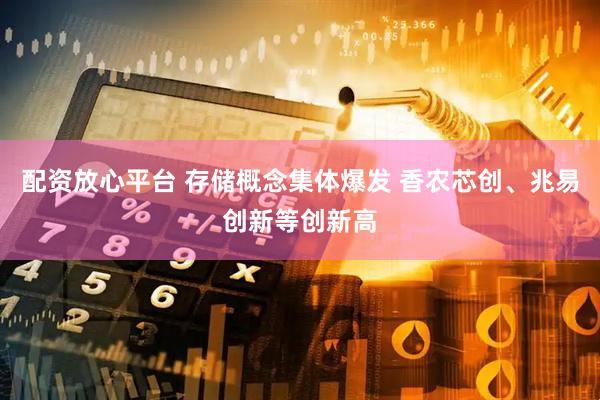 配资放心平台 存储概念集体爆发 香农芯创、兆易创新等创新高